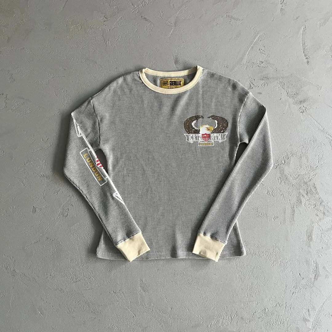 Corteiz Eagle Waffle Knit Long Sleeve