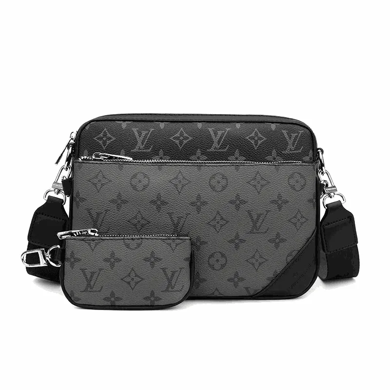 Louis Vuitton Monogram Eclipse Trio Messenger Bag