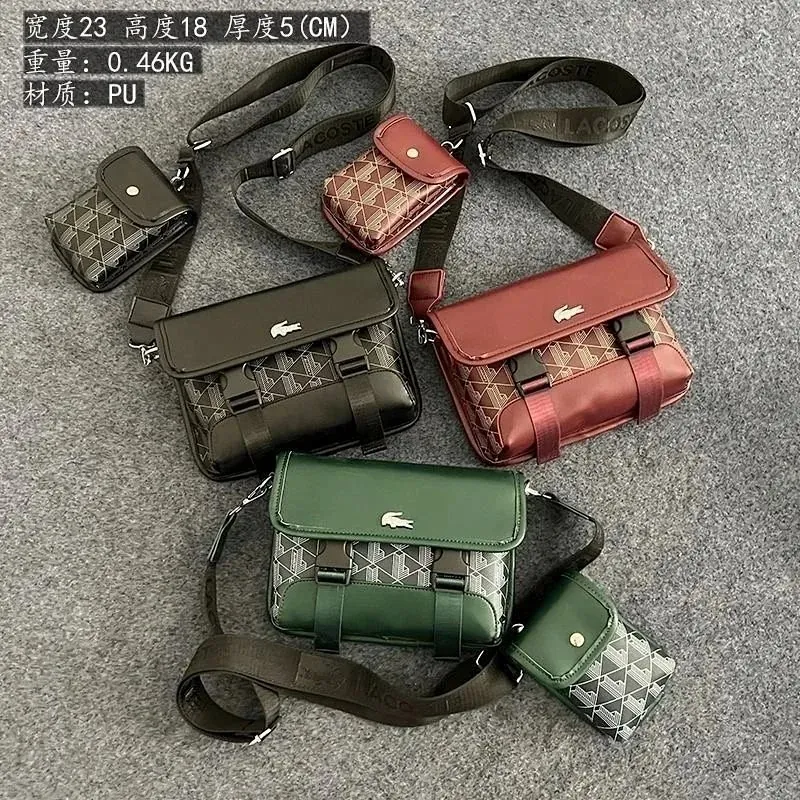 Lacoste Crocodile Logo Crossbody Bag Collection