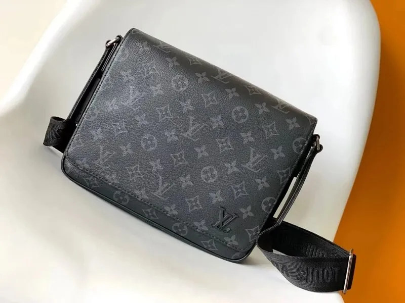 Louis Vuitton Monogram Eclipse District Messenger Bag