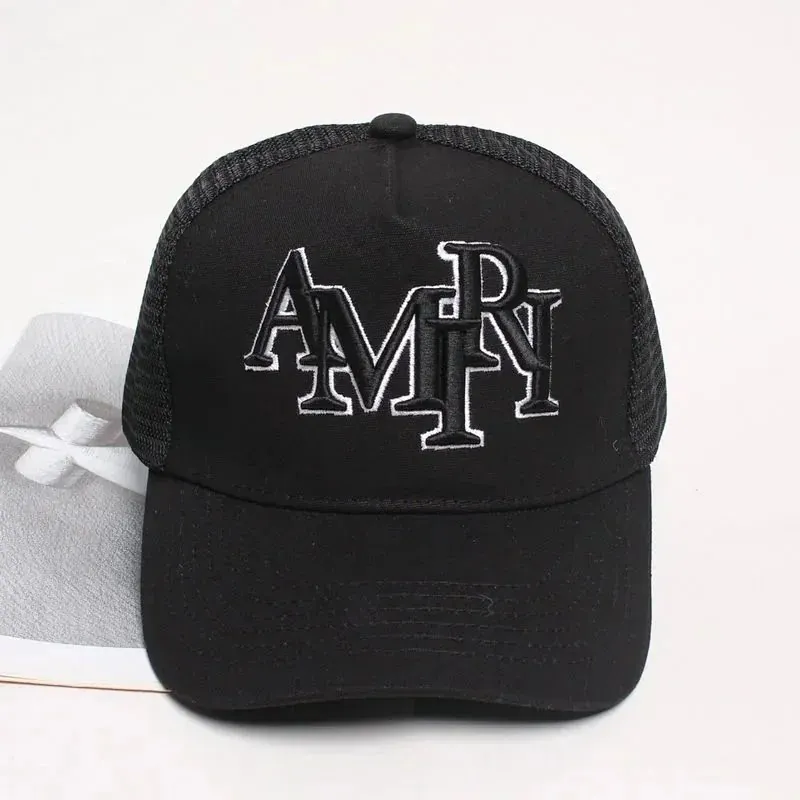 Amiri Logo Embroidered Trucker Cap