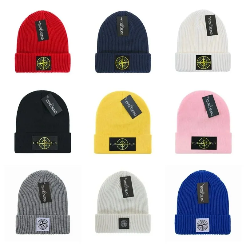 Stone Island Compass Badge Knit Beanie