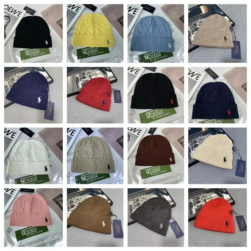 Ralph Lauren Pony Cable Knit Beanie