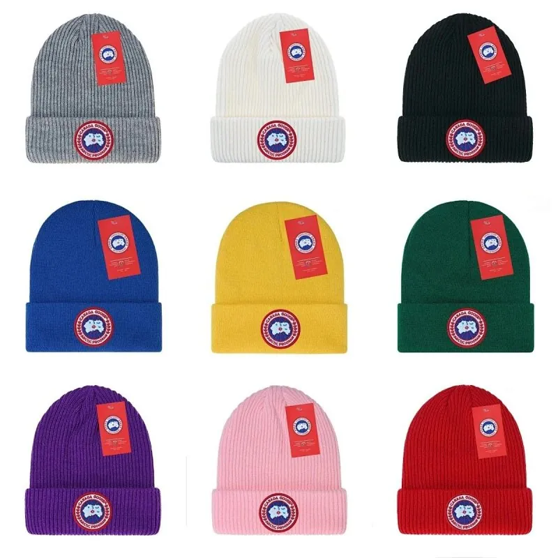Canada Goose Logo Patch Knit Beanie Collection