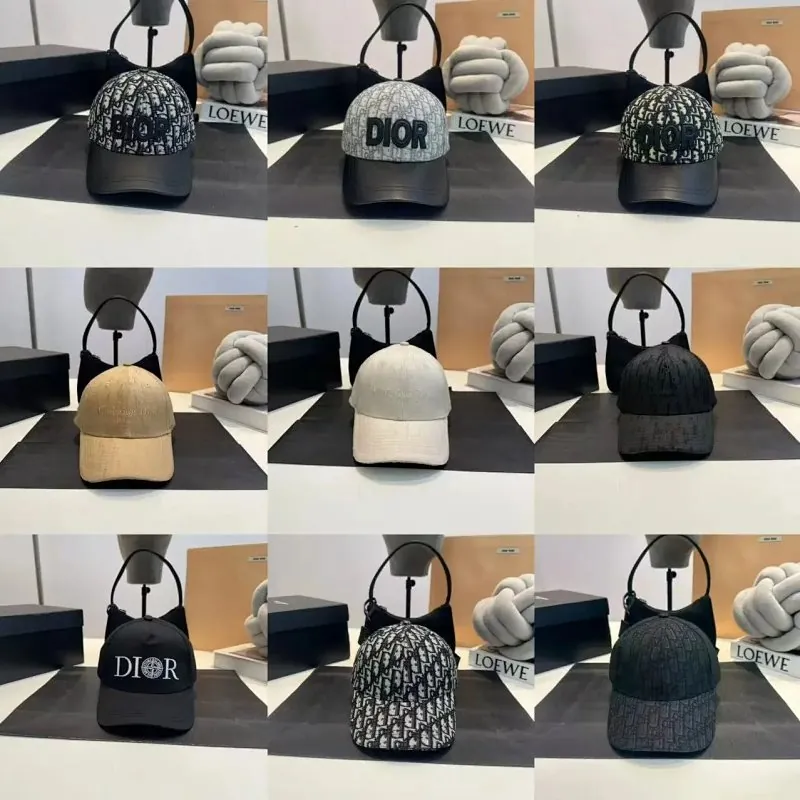 Dior Oblique Cap and Beanie Collection