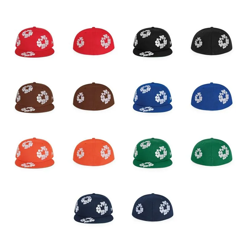 Denim Tears Cotton Wreath Fitted Hat Collection