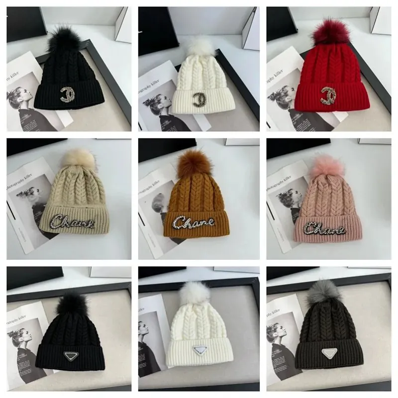 Chanel CC Logo Pom Knit Beanie Collection