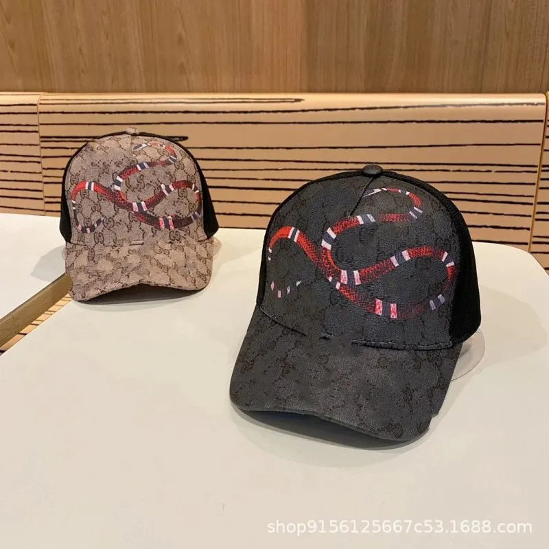 Gucci GG Snake Embroidered Baseball Cap