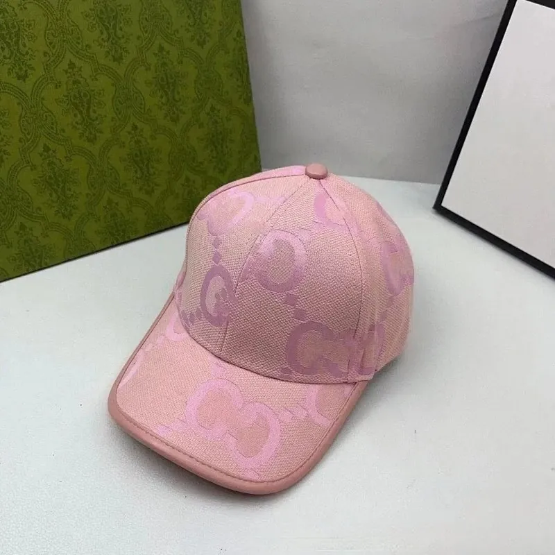 Gucci GG Canvas Baseball Cap Pink