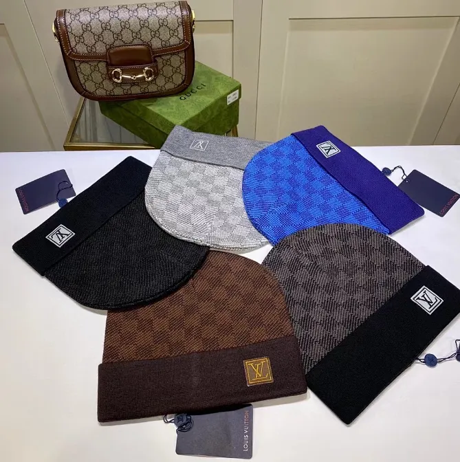 Louis Vuitton Damier Knit Beanie Collection