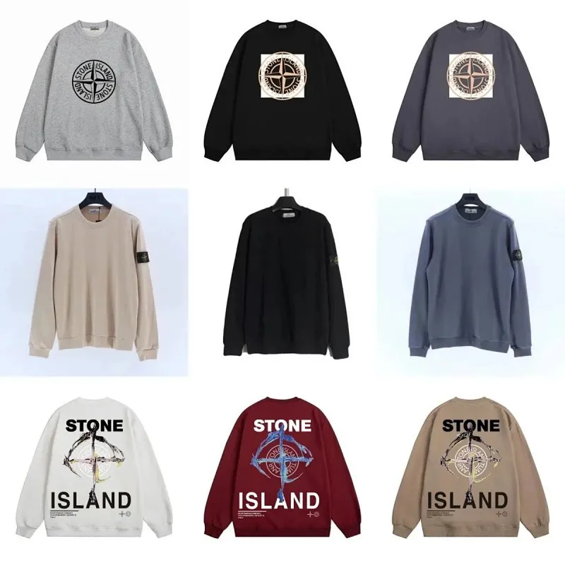 Stone Island Compass Print Sweatshirt Collection