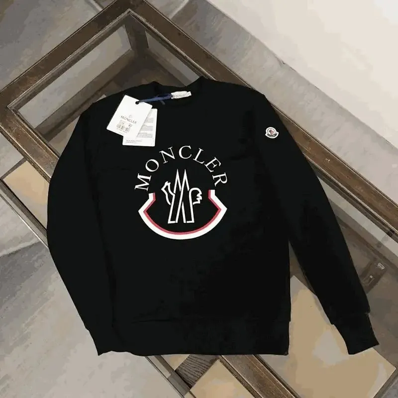 Moncler Big Logo Sweatshirt Black