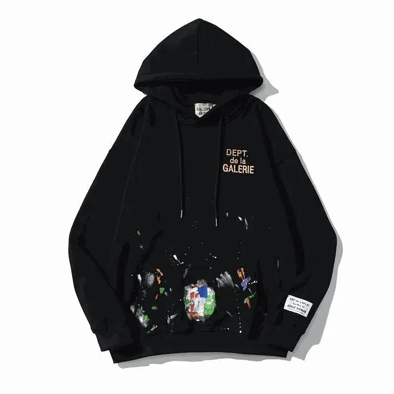 Gallery Dept Paint Splatter Logo Hoodie