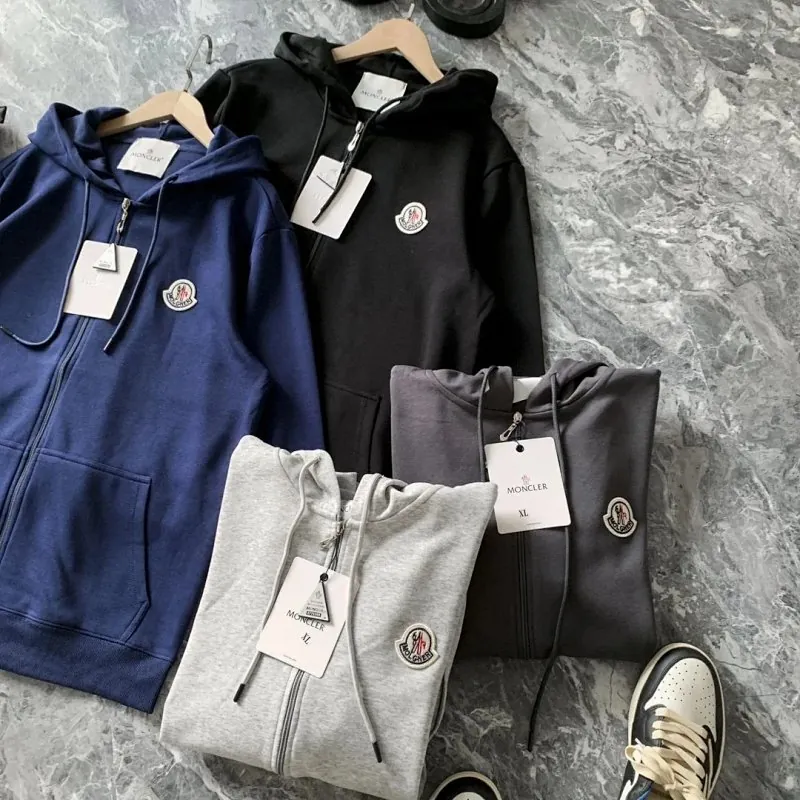 Moncler Logo Zip Hoodie Collection