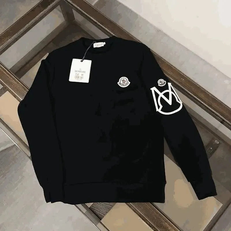 Moncler Logo Sweatshirt Black