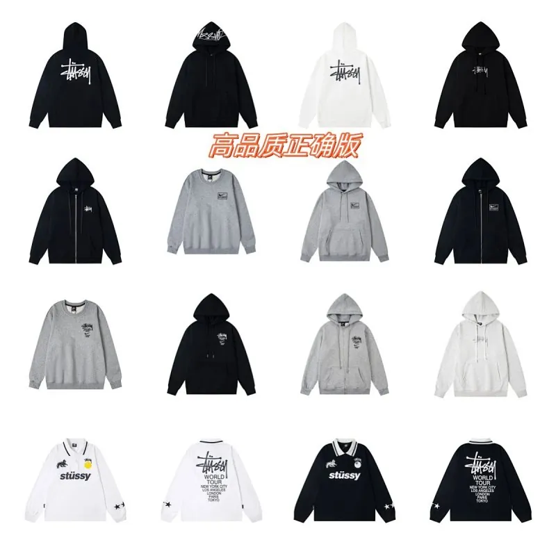 Stussy Logo Hoodie Collection