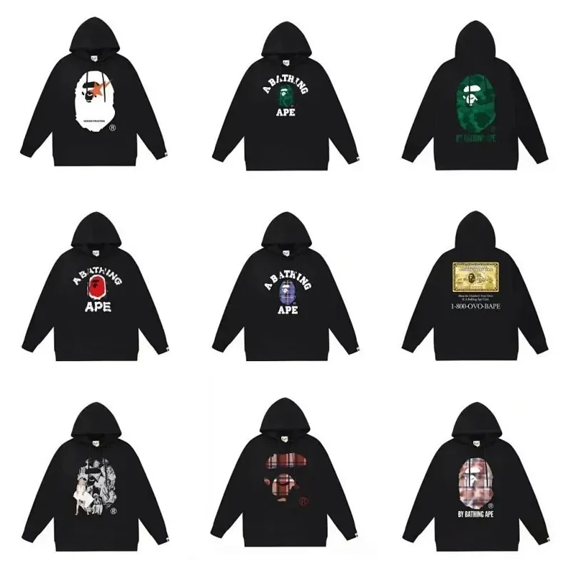 Bape Ape Head Hoodie Collection