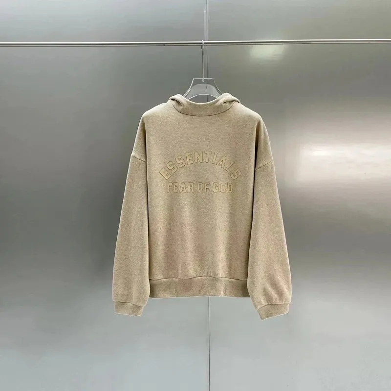 Fear of God Essentials Logo Sweatshirt Oatmeal