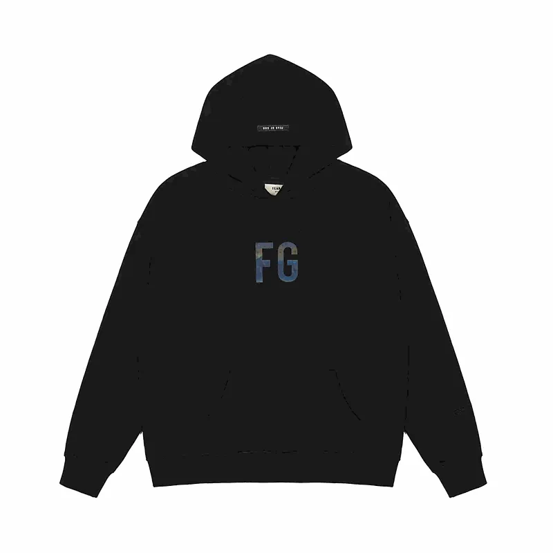 Fear of God FG Logo Hoodie Black