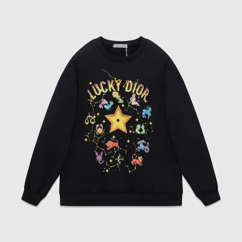 Dior Lucky Dior Star Print Sweatshirt