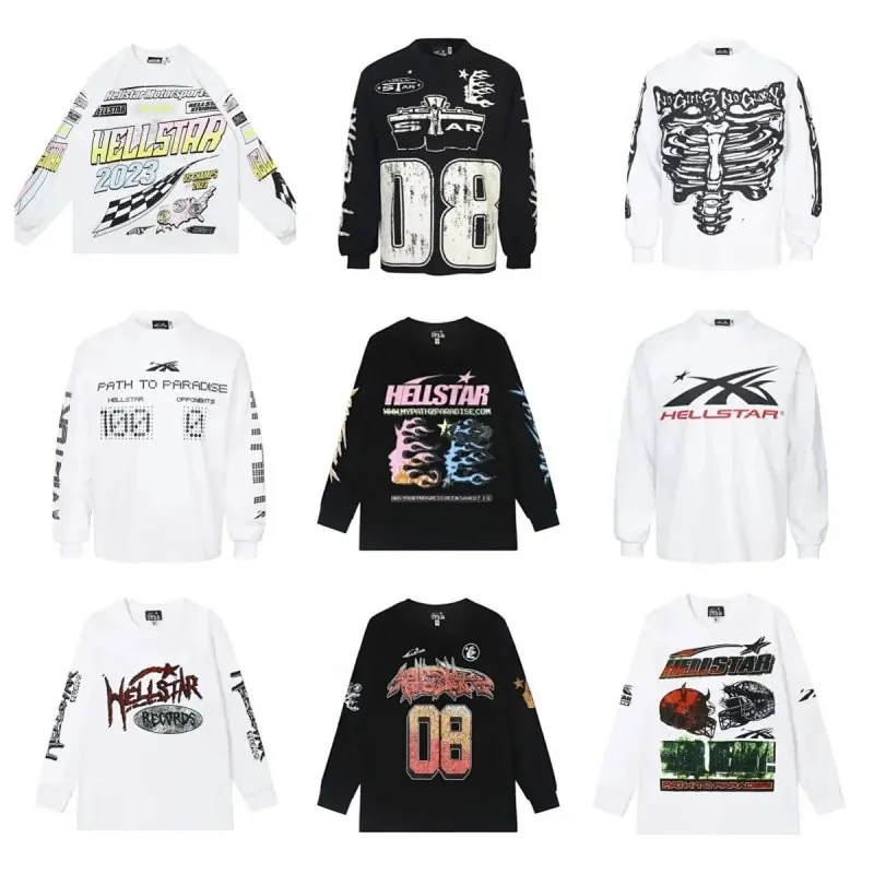 Hellstar Graphic Long Sleeve T-Shirt Collection