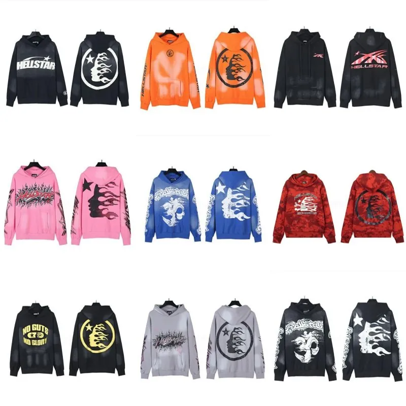 Hellstar Face Print Hoodie Collection