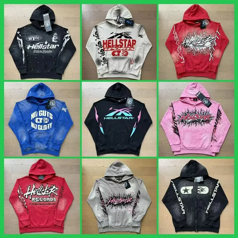 Hellstar Records Graphic Hoodie Collection
