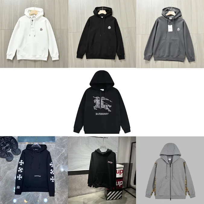 Burberry Zip Up Hoodie Collection