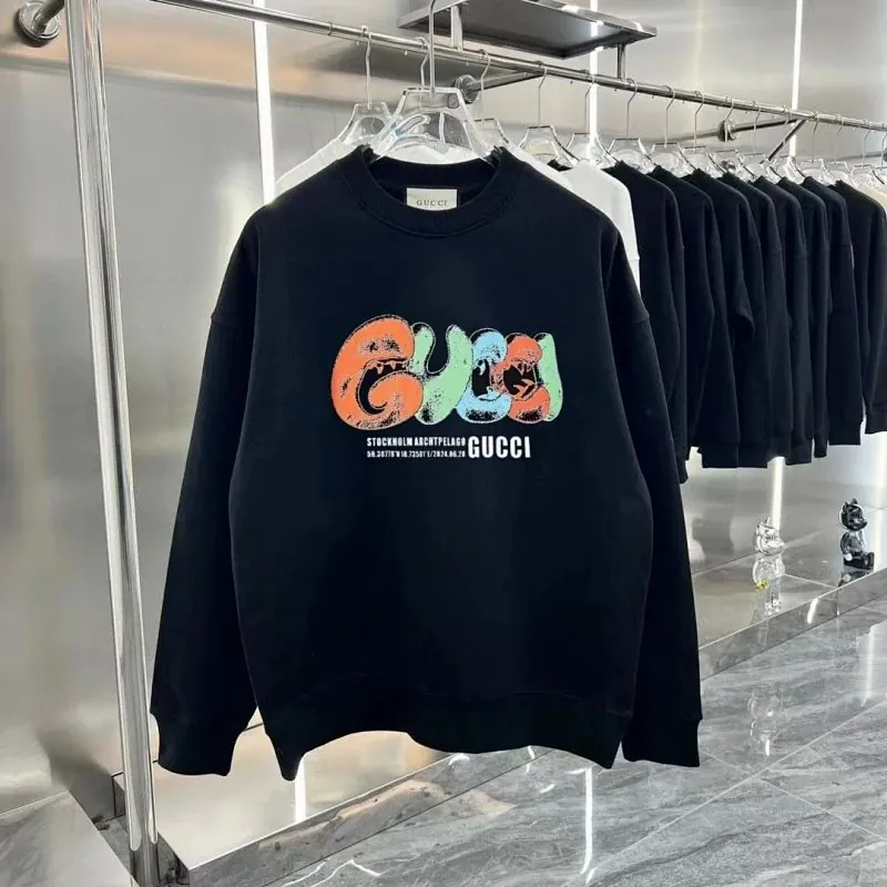 Gucci Graffiti Logo Crewneck Sweatshirt