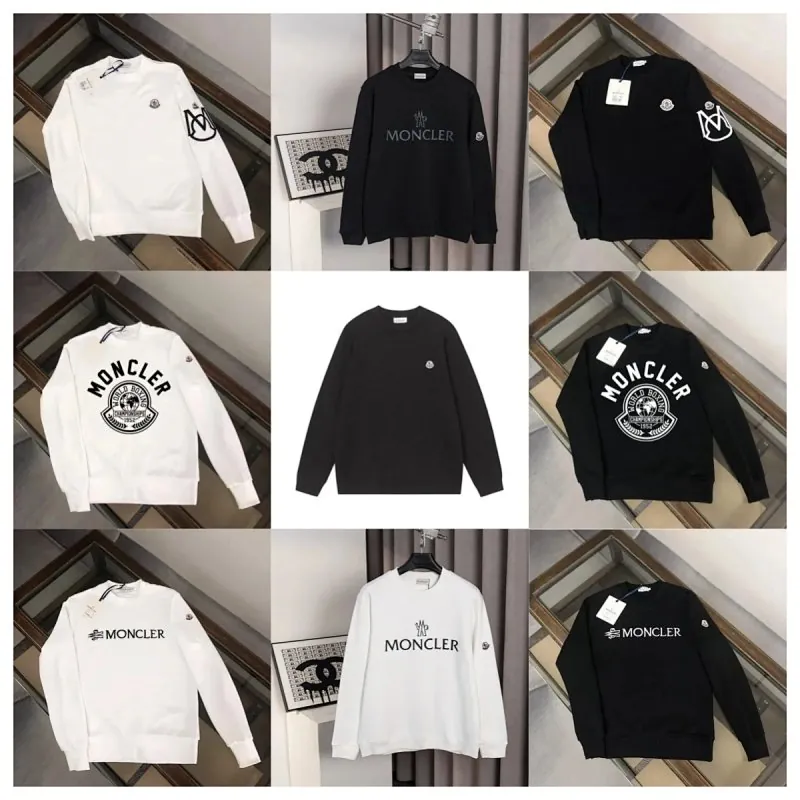 Moncler Logo Crewneck Sweatshirt Collection