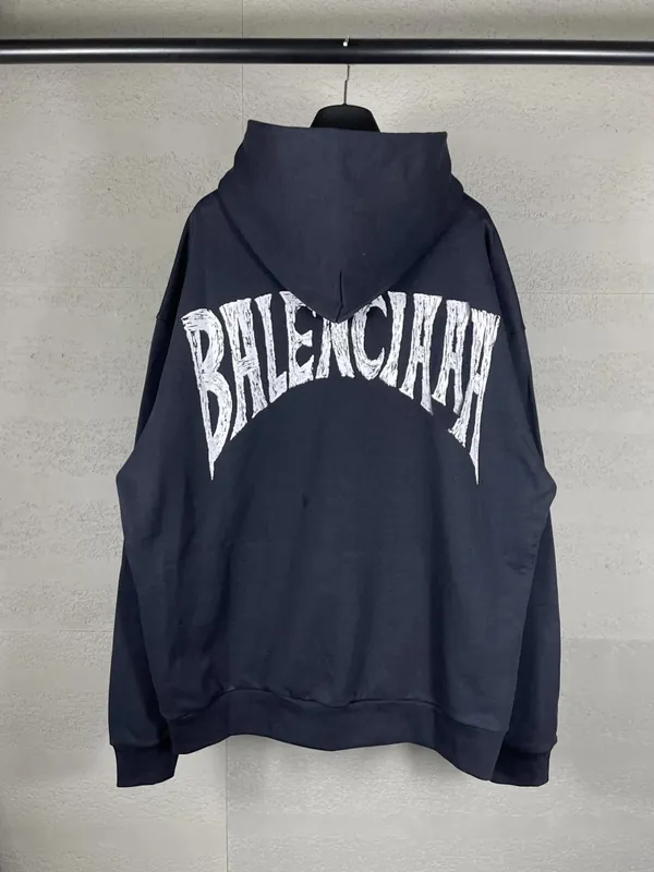 Balenciaga Back Logo Hoodie