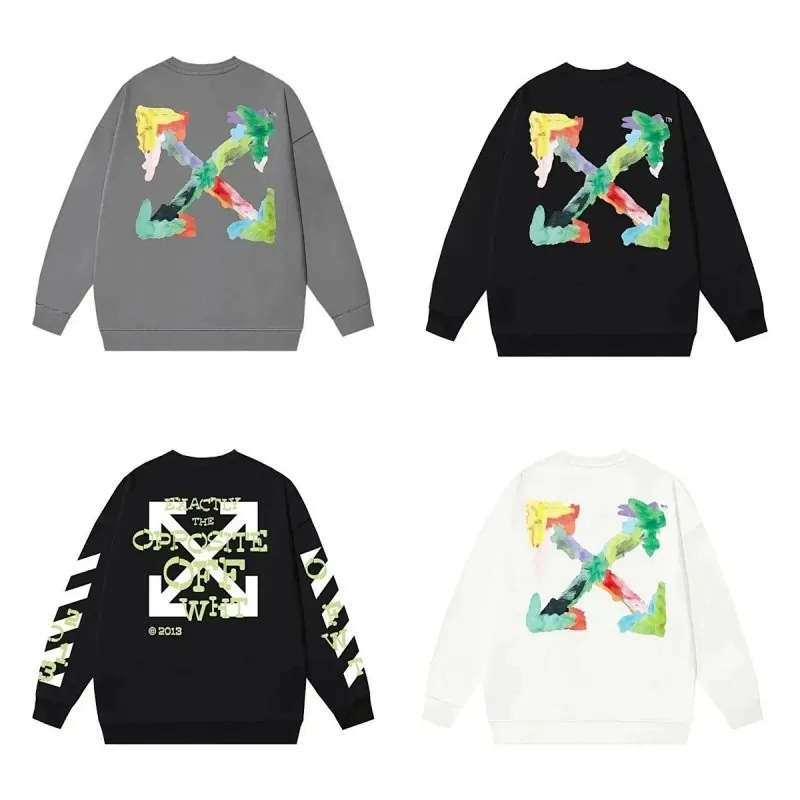 Off-White Arrow Logo Crewneck Sweatshirt Collection