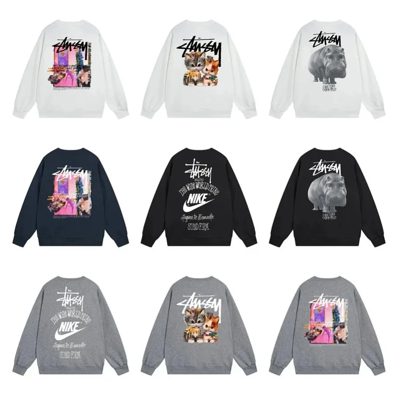 Stussy Photo Print Sweatshirt Collection