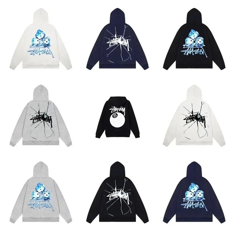 Stussy Spray Logo Hoodie Collection