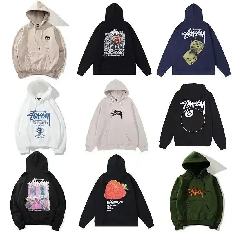 Stussy Graphic Print Hoodie Collection
