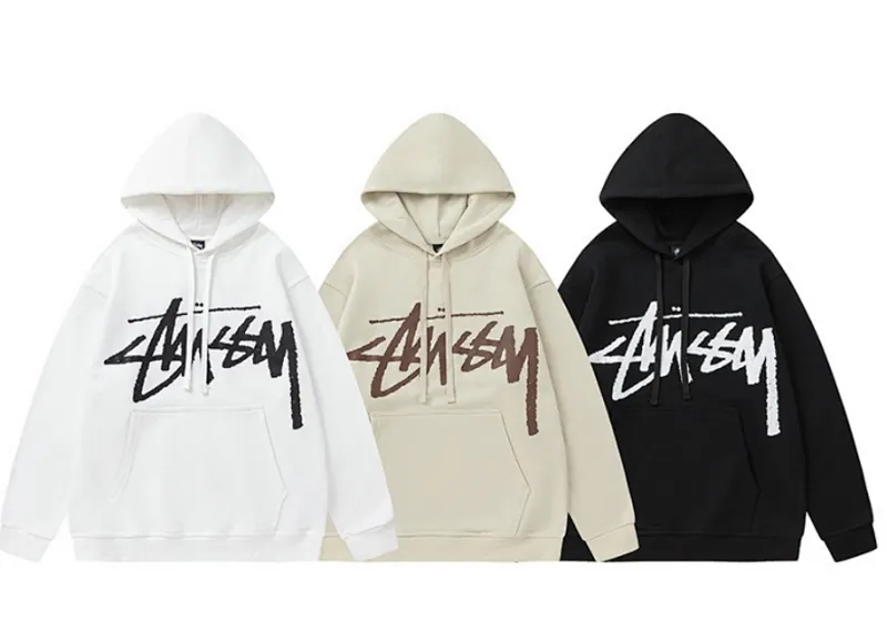 Stussy Script Logo Hoodie Three Colour Set
