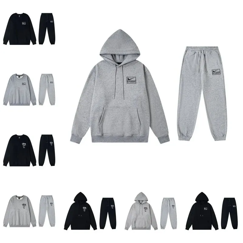 Stussy Hoodie Sweatpants Tracksuit Collection