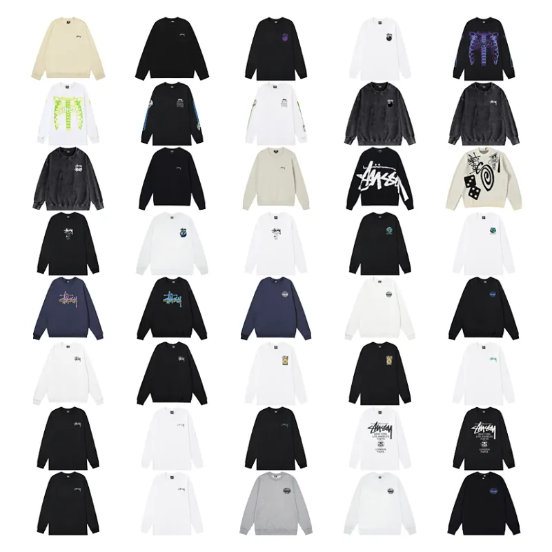 Stussy Long Sleeve T-Shirt Full Colour Collection
