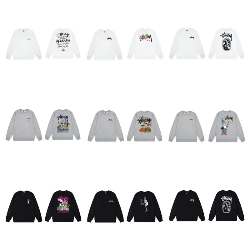 Stussy Graphic Crewneck Sweatshirt Collection