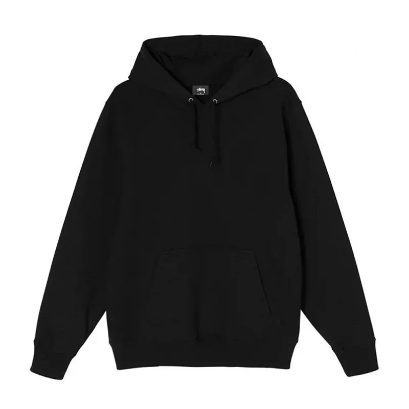 Stussy Basic Logo Black Pullover Hoodie