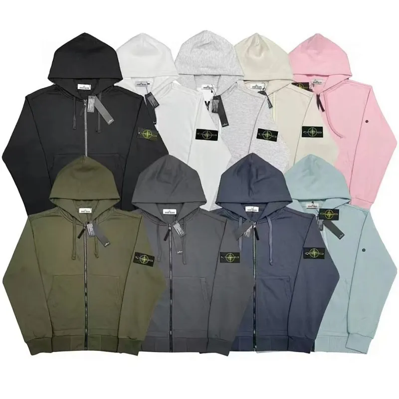 Stone Island Zip Up Hoodie Colour Collection
