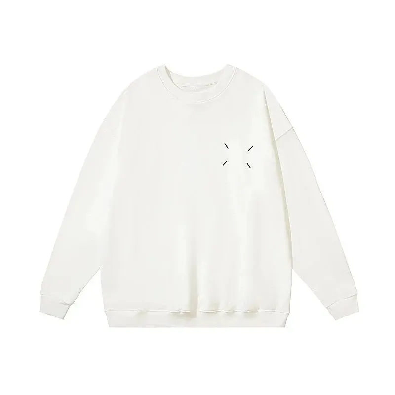 Maison Margiela Four Stitch White Sweatshirt