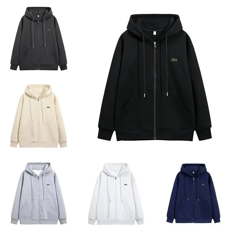 Lacoste Croc Logo Zip Up Hoodie Collection