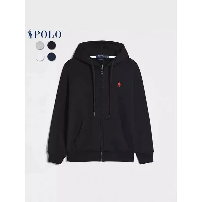 Polo Ralph Lauren Black Zip Up Hoodie