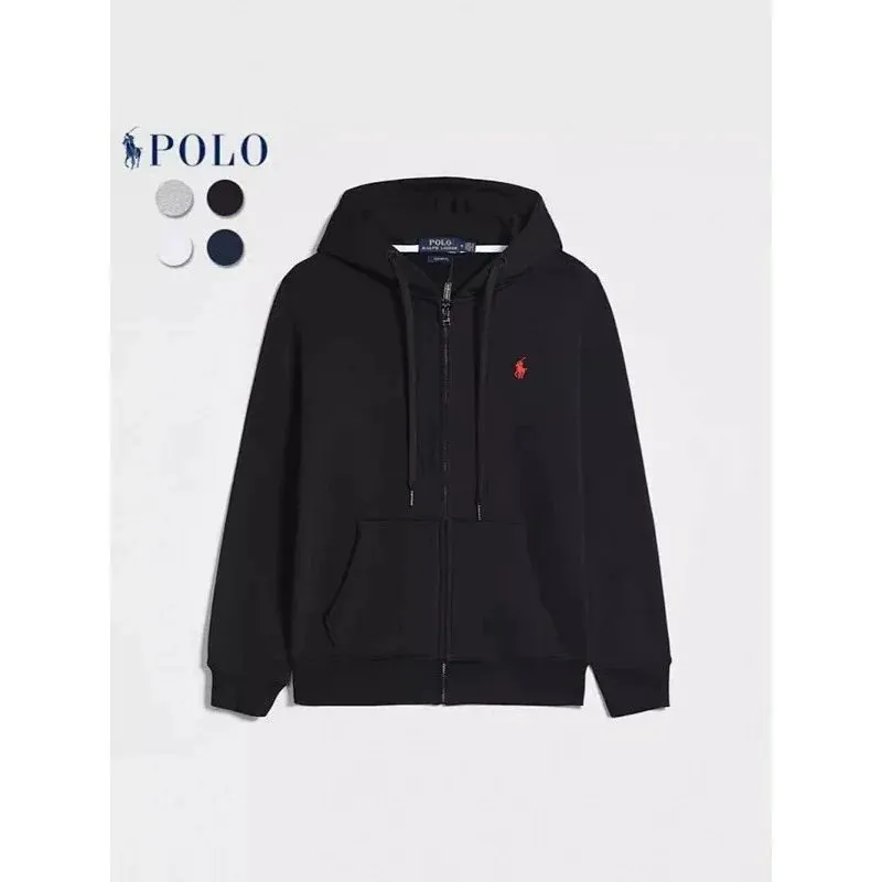 Polo Ralph Lauren Pony Black Zip Hoodie