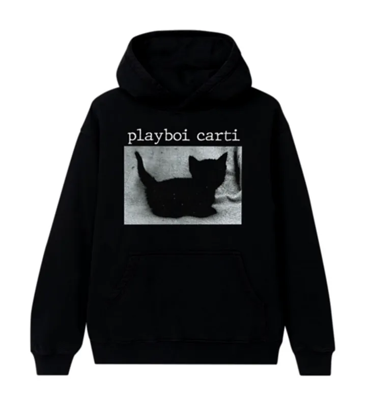 Playboi Carti Cat Print Hoodie