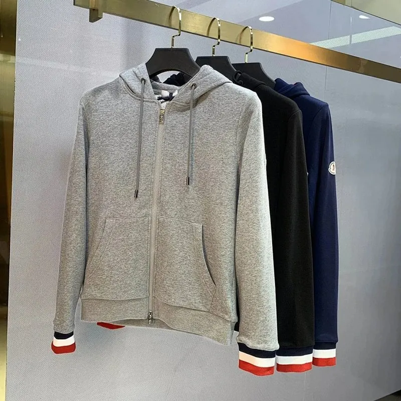 Moncler Logo Zip Hoodie Collection