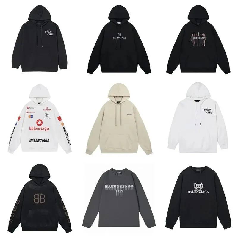 Balenciaga Hoodie And Sweatshirt Collection