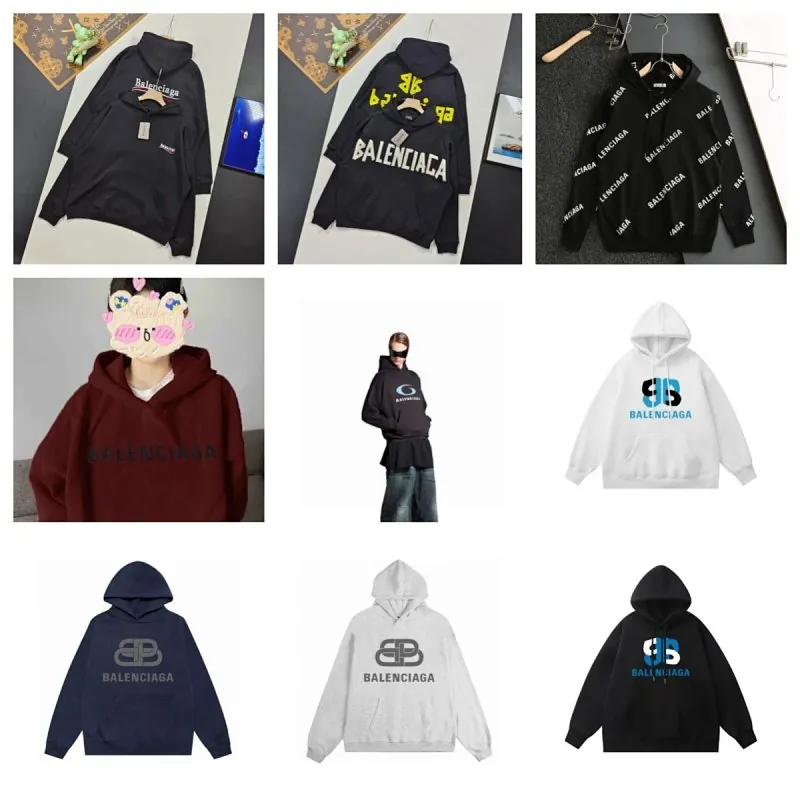 Balenciaga BB Logo Hoodie Collection