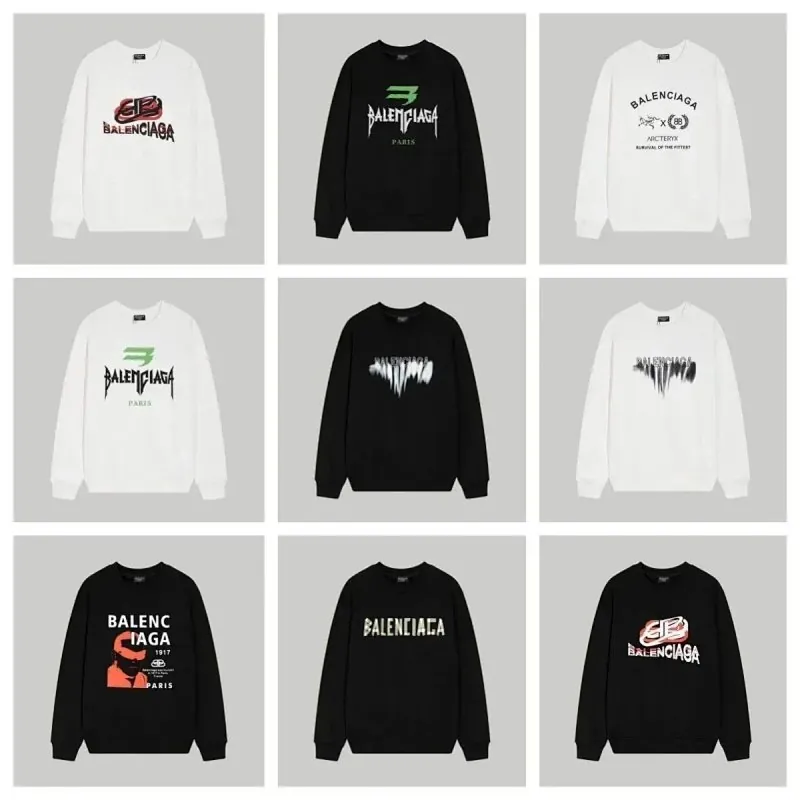 Balenciaga Logo Sweatshirt Collection